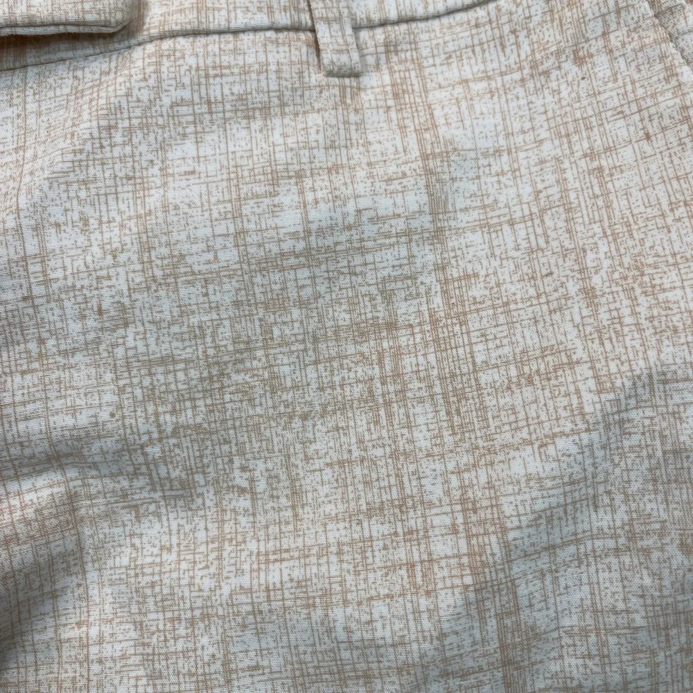 Katherine Barclay Shorts Womens 8 Tan Crosshatch Bermuda Career Casual Preppy